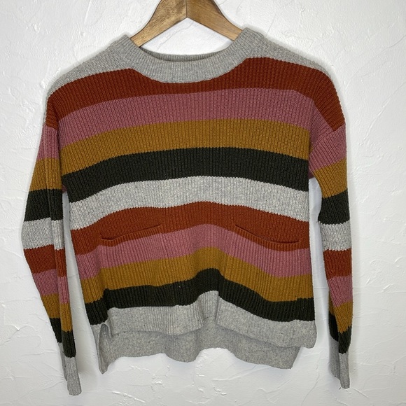 Madewell Stripped Cropped/Short waisted Sweater - Picture 5 of 6